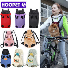 HOOPET Dog Carrier Backpack: Stylish Breathable Travel Bag for Small Pets