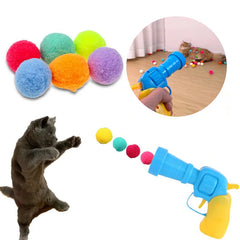 Cat Interactive Training Games Plush Ball Pet Accessories