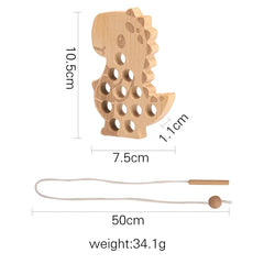 Wooden Hedgehog Montessori Toy: Interactive Learning & Imaginative Play