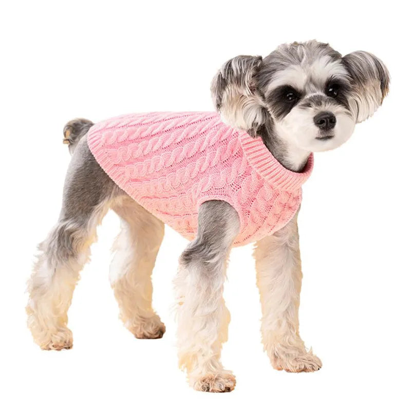 Winter Cozy Turtleneck Dog Sweater for Small Dogs - Stylish Pet Clothing  petlums.com   