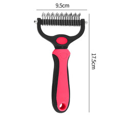 Professional Pet Deshedding Brush for Dogs and Cats: Reduce Shedding, Prevent Tangles, and Promote Blood Circulation