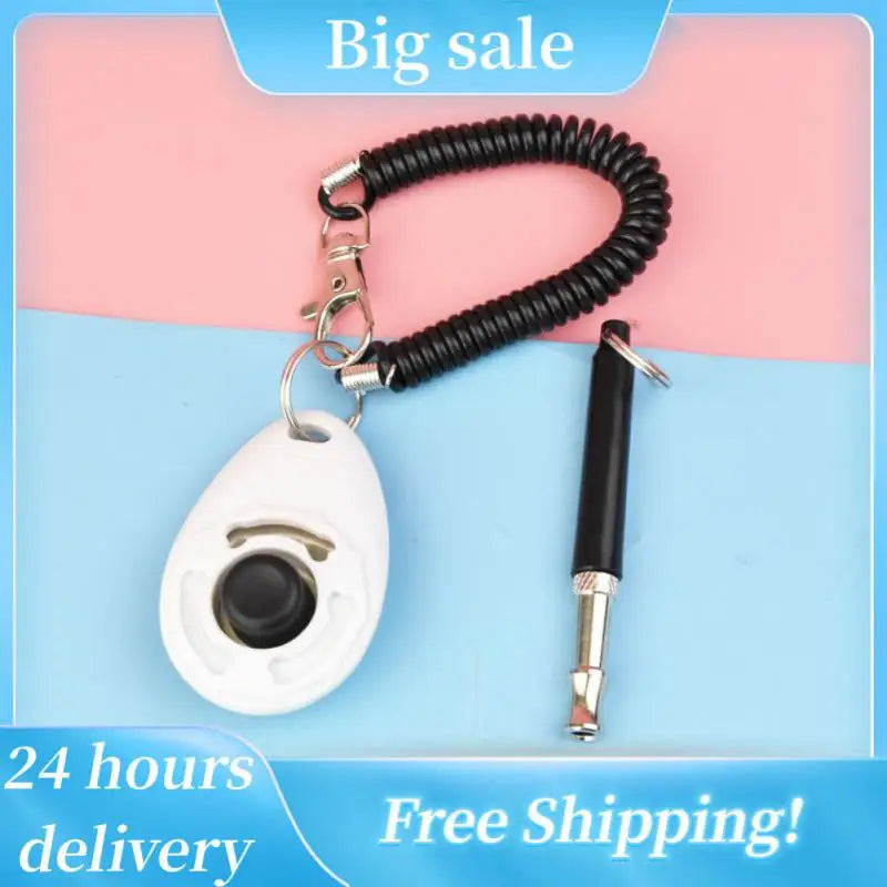 Dog Training Clicker & Whistle Combo: Convenient Obedience Tool  petlums.com   