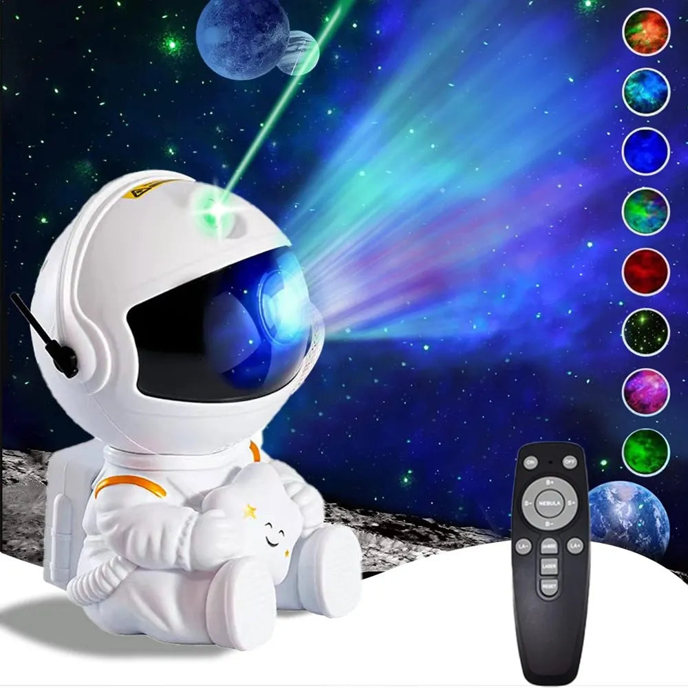 Space Adventure Star Projector: Transform Your Room with LED Nebula Lamp  petlums.com   