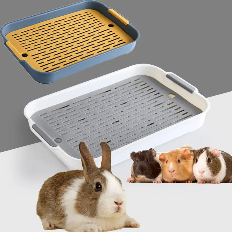 Pet Toilet Litter Box Trainer for Rabbit Chinchilla Guinea Pig  petlums.com   