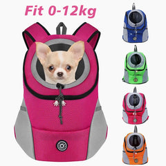 Dog Pet Backpack Carrier: Hands-Free Breathable Hiking Outdoor Adventure