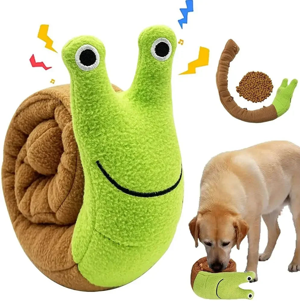 Interactive Snail Dog Toy: Engage, Stimulate, and Delight Your Pet!  petlums.com   