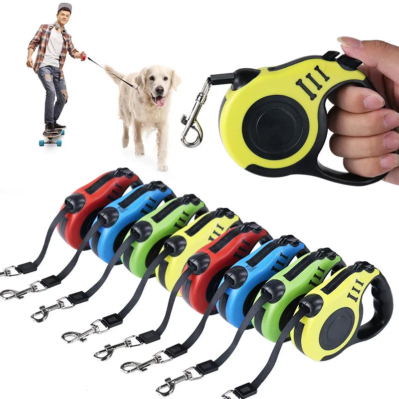 Retractable Dog Leash: Freedom & Control for Small to Large Dogs  petlums.com   