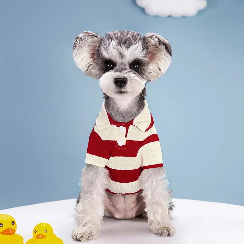 Dog Polo Shirt: Stylish Summer Clothing for Small Large Dogs & Cats  petlums.com   