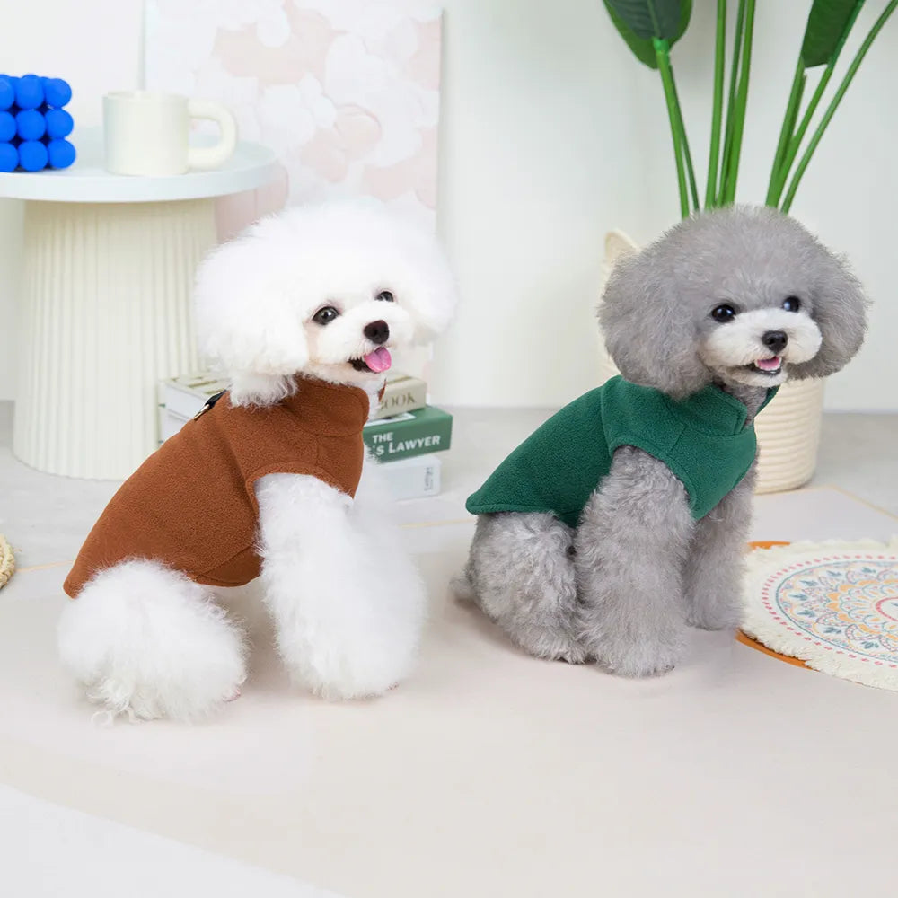 Soft Dog Vest: Cozy Winter Clothing for Small to Medium Dogs  petlums.com   