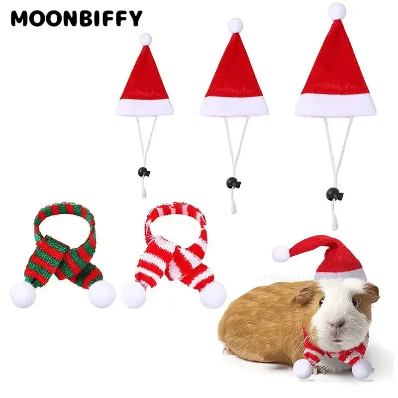 Christmas Pet Costume Set: Adorable Outfits for Small Animals  petlums.com   