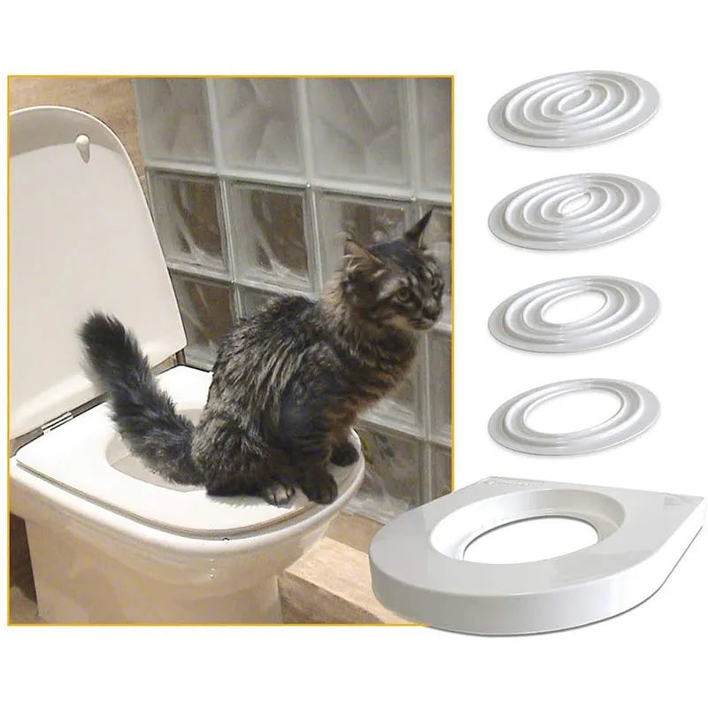 Cat Toilet Training Kit: Easy Training for Cats  petlums.com   