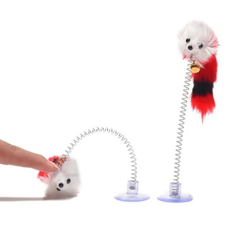 Interactive Feather Cat Toy Stick with Bell - Engaging Cat Teaser for Play  PetLums   