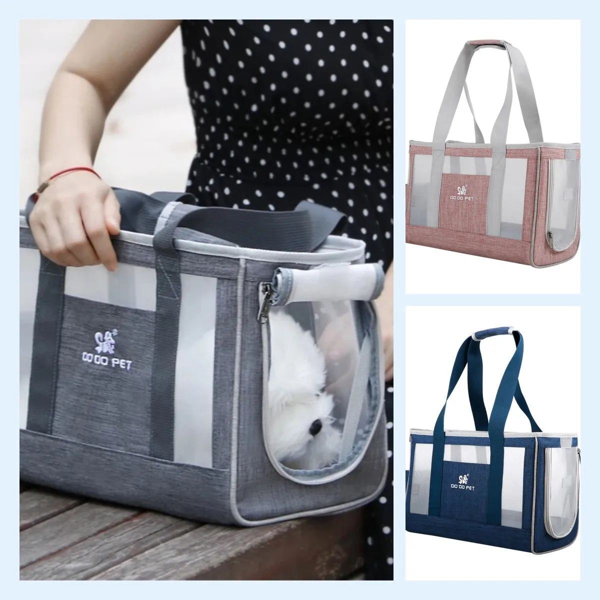 Pet Dog and Cat Portable Carrier Backpack: Stylish and Breathable Outdoor Pet Bag  petlums.com   