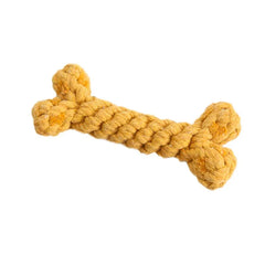 Cotton Bone Chew Toy for Small and Large Dogs: Dental Care, Safe Play