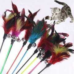 Feather Stick Interactive Cat Toy: Engage, Train, Entertain Cats