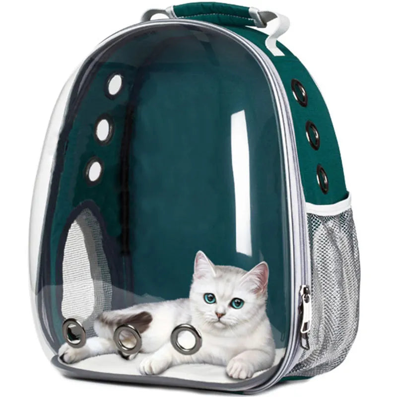 Bubble Space Capsule Astronaut Pet Carrier Backpack: Stylish Eco-Friendly Design  petlums.com   
