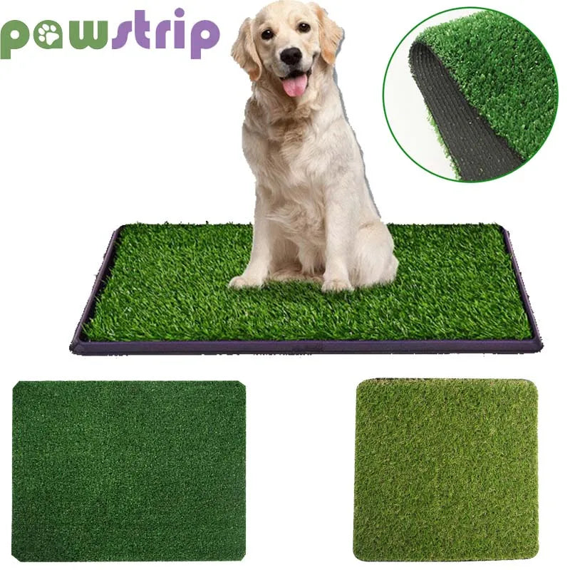 Portable Pet Toilet Training Pad: Breathable Lawn Dog Trainer Mat  petlums.com   