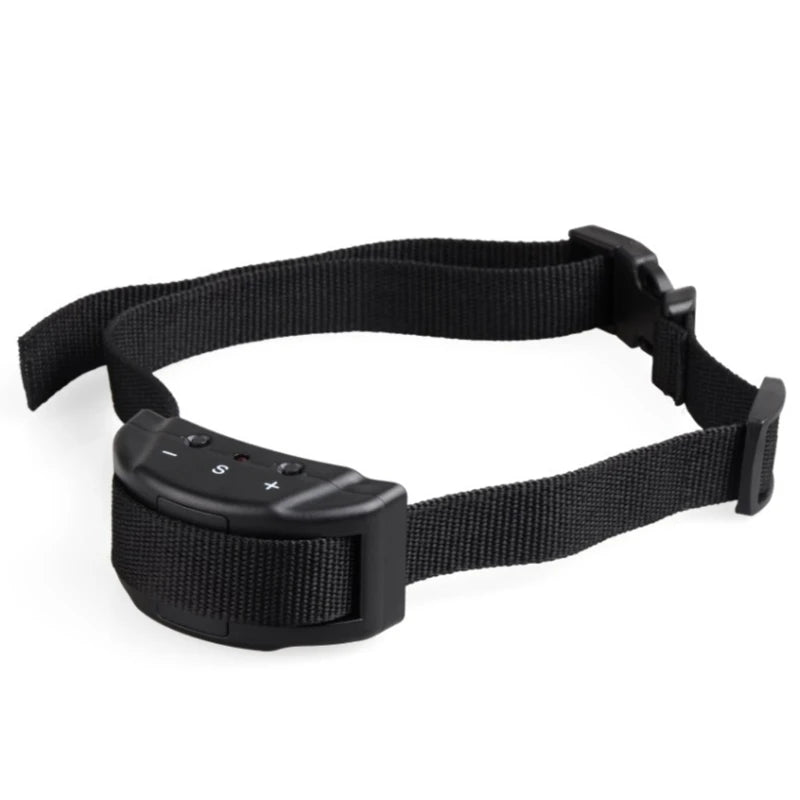 H55A Electric Anti Bark Collar Small Pet Dog No Barking Tone Shock Training for Indoor Outdoor Little Dogs Teaching Tool  petlums.com   