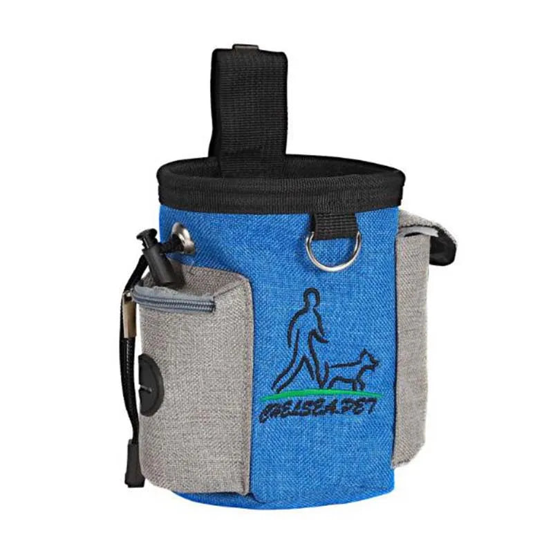 Dog Training Waist Bag: Portable Outdoor Snack Pouch for Dogs  petlums.com   
