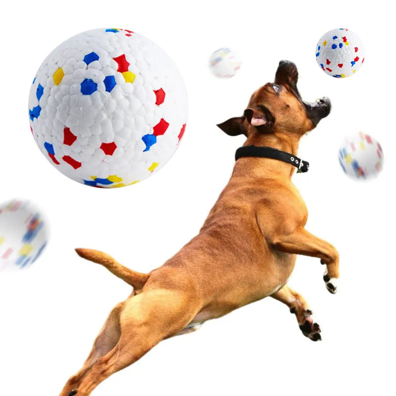 Solid Dog Chew Ball Toy: Puncture Resistant Puzzle Toy for All Dog Sizes  petlums.com   