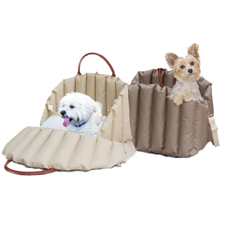 Pet Car Seat Carrier: Safe, Durable, Non-Slip Design for Small Dogs and Cats  petlums.com   