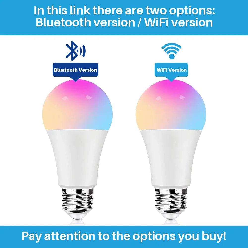 Smart LED Light Bulb: Colorful, Dimmable, App Control, Voice Support  petlums.com   