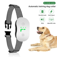 Smart Bark Stopper Dog Collar: Rechargeable HD Digital Display Waterproof Training