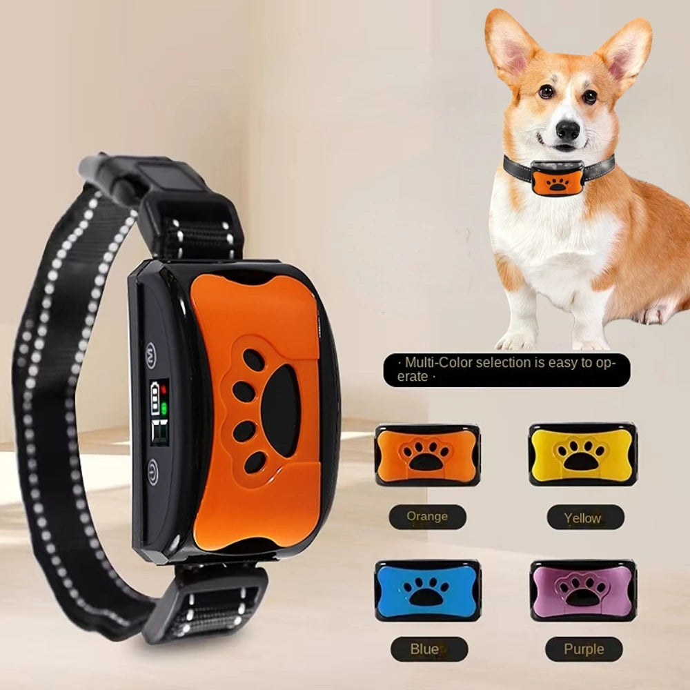 Dog Bark Control Training Collar: Effective Vibration Modes, Adjustable Sensitivity, Waterproof, Long Battery  petlums.com   