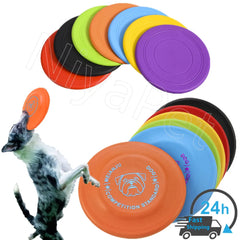 Dog Rubber Flying Saucer Toy: Interactive UFO Training Chew Disc