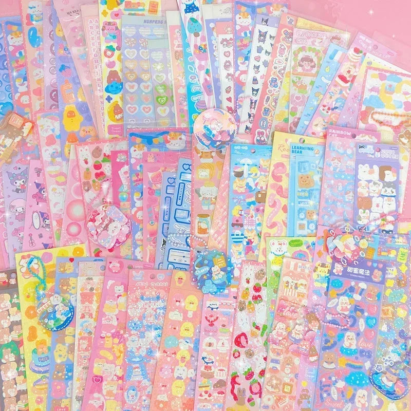 200 Cute Kawaii Stickers Set for Kids Scrapbooking Stationery Kit  petlums.com   