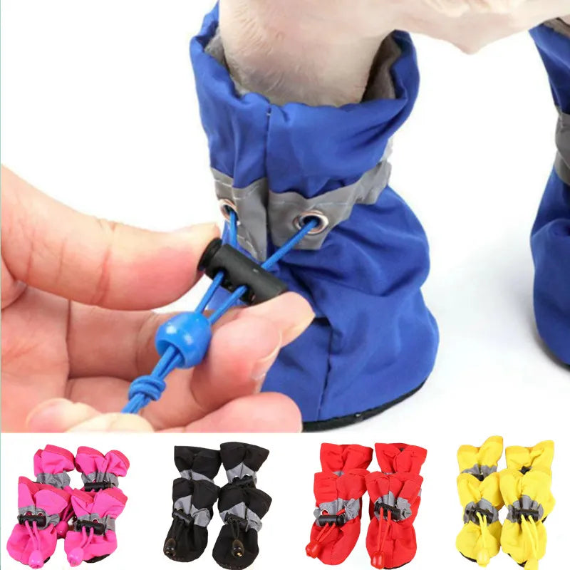 Waterproof Anti-slip Pet Shoes for Cats Dogs: Soft Soled Footwear  petlums.com   