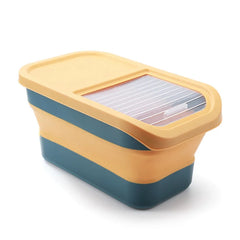 Collapsible Pet Food Container: Airtight, Foldable, Versatile Storage