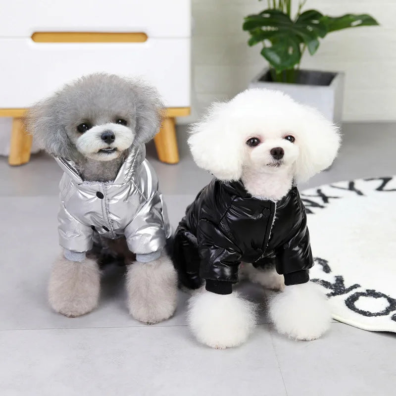 Winter Dog Jumpsuit for Small Breeds: Waterproof, Warm & Stylish Coat  petlums.com   