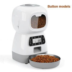 Automatic Pet Feeder Smart Food Dispenser for Dog Cat: Programmable Timer & WiFi Control