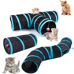 Cat Tunnel: Interactive Foldable Toy for Small Pets