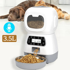 Automatic Pet Feeder Smart Food Dispenser for Dog Cat: Programmable Timer & WiFi Control