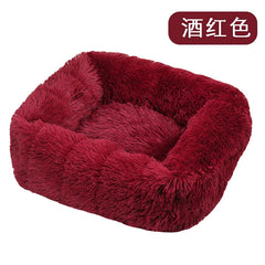 Luxurious Plush Dog Bed for Deep Sleep and Comfort