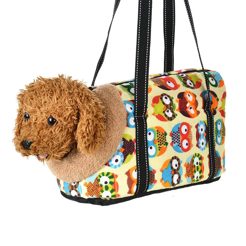 Stylish Fashion Pet Carrier: Cozy Sling Bag for Small Dogs & Cats  petlums.com   