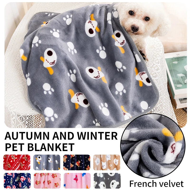 Cozy Pet Blanket: Plush Breathable Mat for Dogs & Cats  petlums.com   