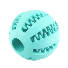 Dog Chew Toy Set: Rubber Teeth Cleaning Interactive Pet Ball Toy