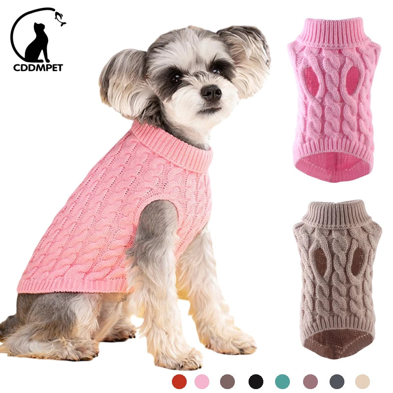 Cozy Knitted Dog Sweaters: Stay Stylish & Warm All Day Long  petlums.com   