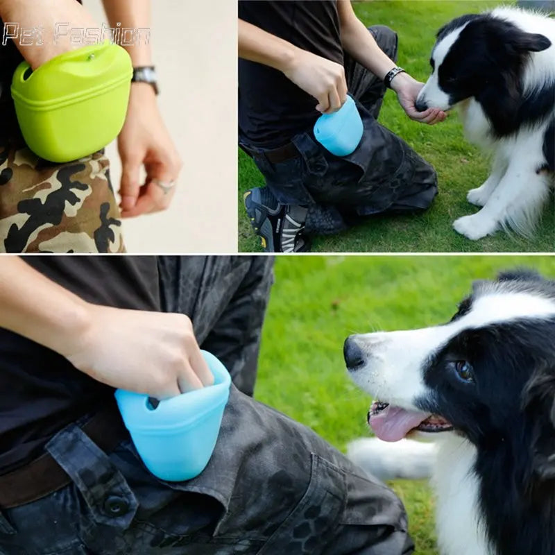 Portable Pet Training Bag: Durable Food Reward Waist Pouch  petlums.com   