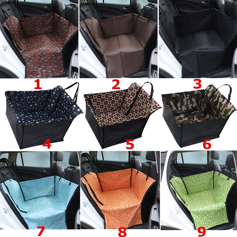 Car Rear Seat Waterproof Pet Cover: Heavy Duty Non-Slip Design, Easy Installation & Enhanced Safety  petlums.com   