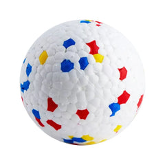 Solid Dog Chew Ball Toy: Puncture Resistant Puzzle Toy for All Dog Sizes