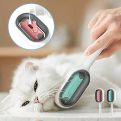4-In-1 Pet Grooming Brush for Cat Dog Hair Removal & Massage