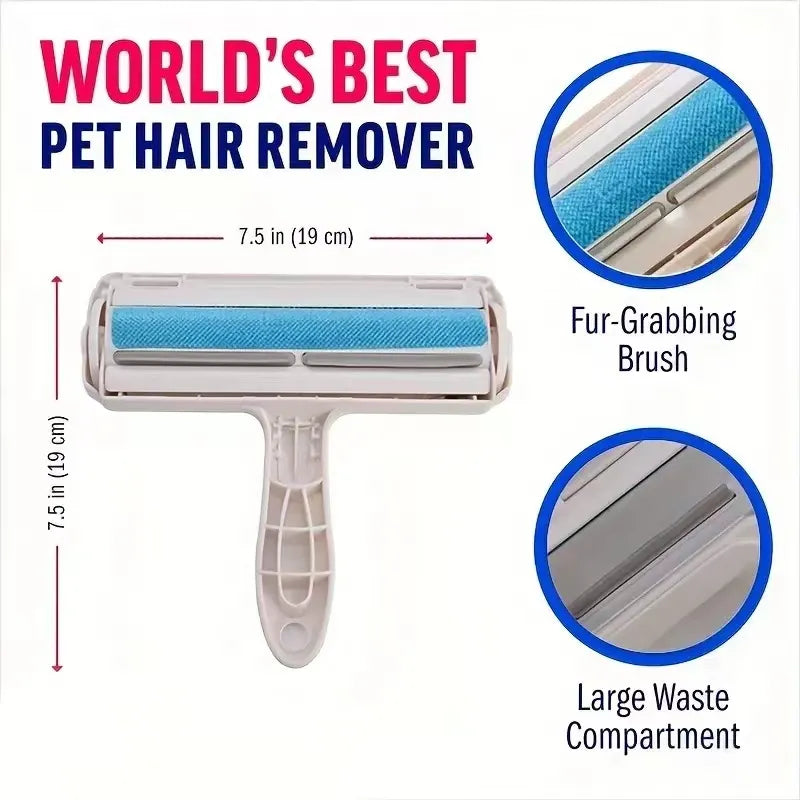 Pet Hair Remover Roller: Efficient Pet Fur Removal Solution  petlums.com   