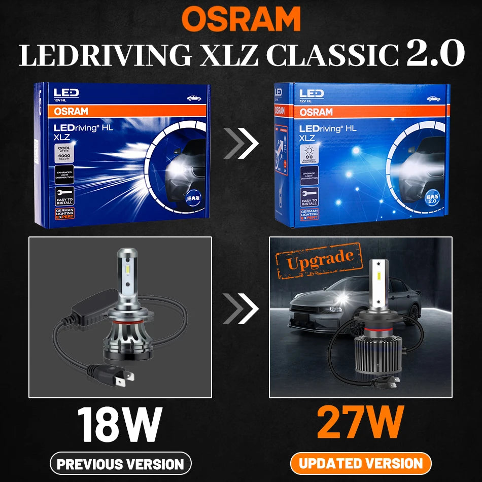OSRAM LED Car Headlight Bulbs: Enhanced Visibility & Reliability  petlums.com   
