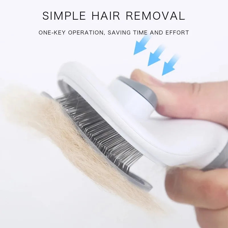 Pet Hair Remover Brush: Effortless Grooming Tool for Dogs and Cats  petlums.com   