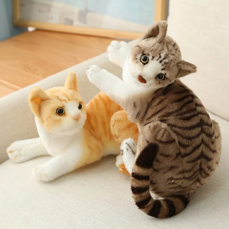 Siamese Cat Plush Toy: Lifelike American Shorthair Cute Pet - Home Decor & Gift  petlums.com   