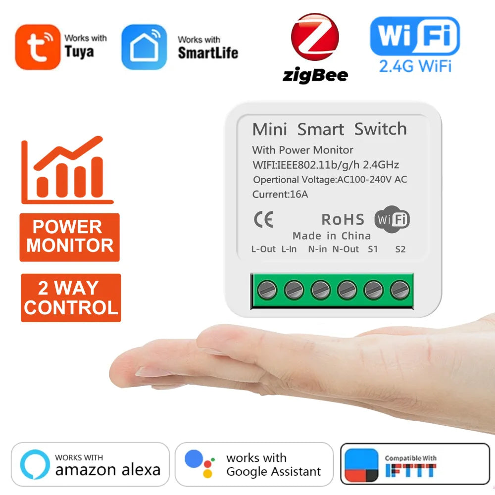 Tuya ZigBee WiFi Smart Switch Module: Ultimate Home Control Experience  petlums.com   